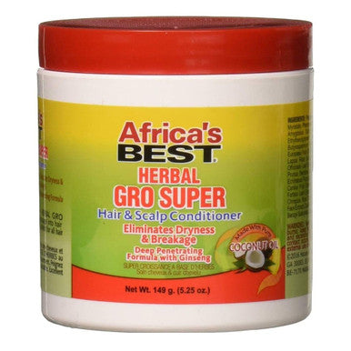 Africa's Best Herbal Gro Super Hair and Scalp Conditioner 5.25 oz