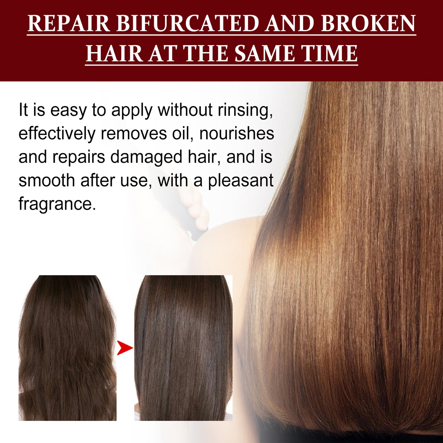 EELHOE Conditioning Serum Hair Repairing Moisturizing Fluffy Hair Leave-In Conditioning