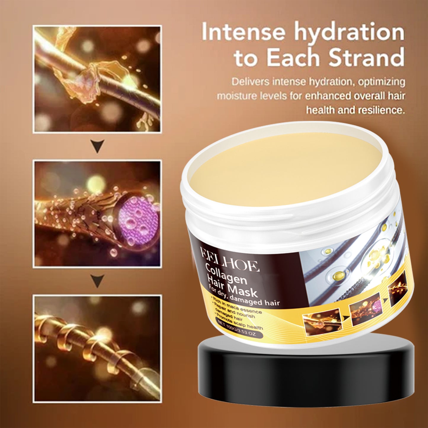 Strong And Moisturizing Collagen Repair Hair Mask