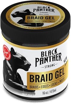Black Panther Strong Braid Gel (Vegan) 4oz