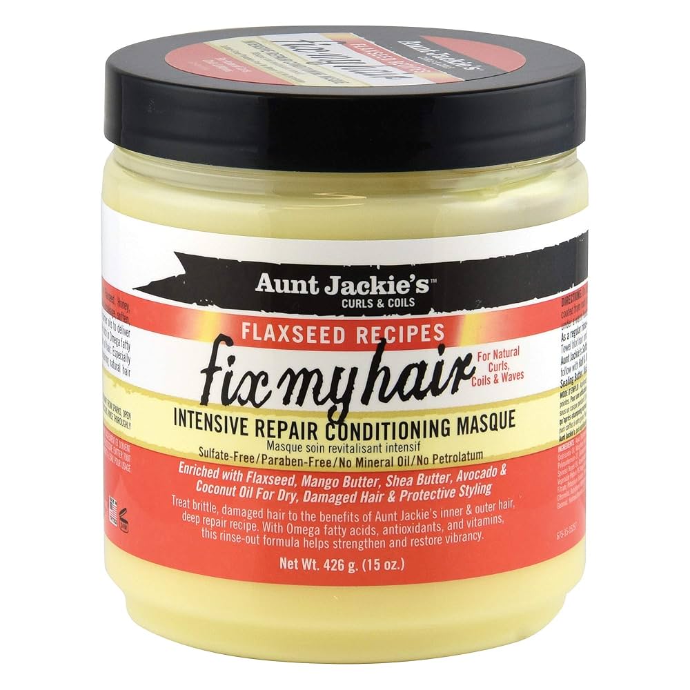 Aunt Jackie's Fix My Hair Intensive Repair Conditioning Masque 15oz