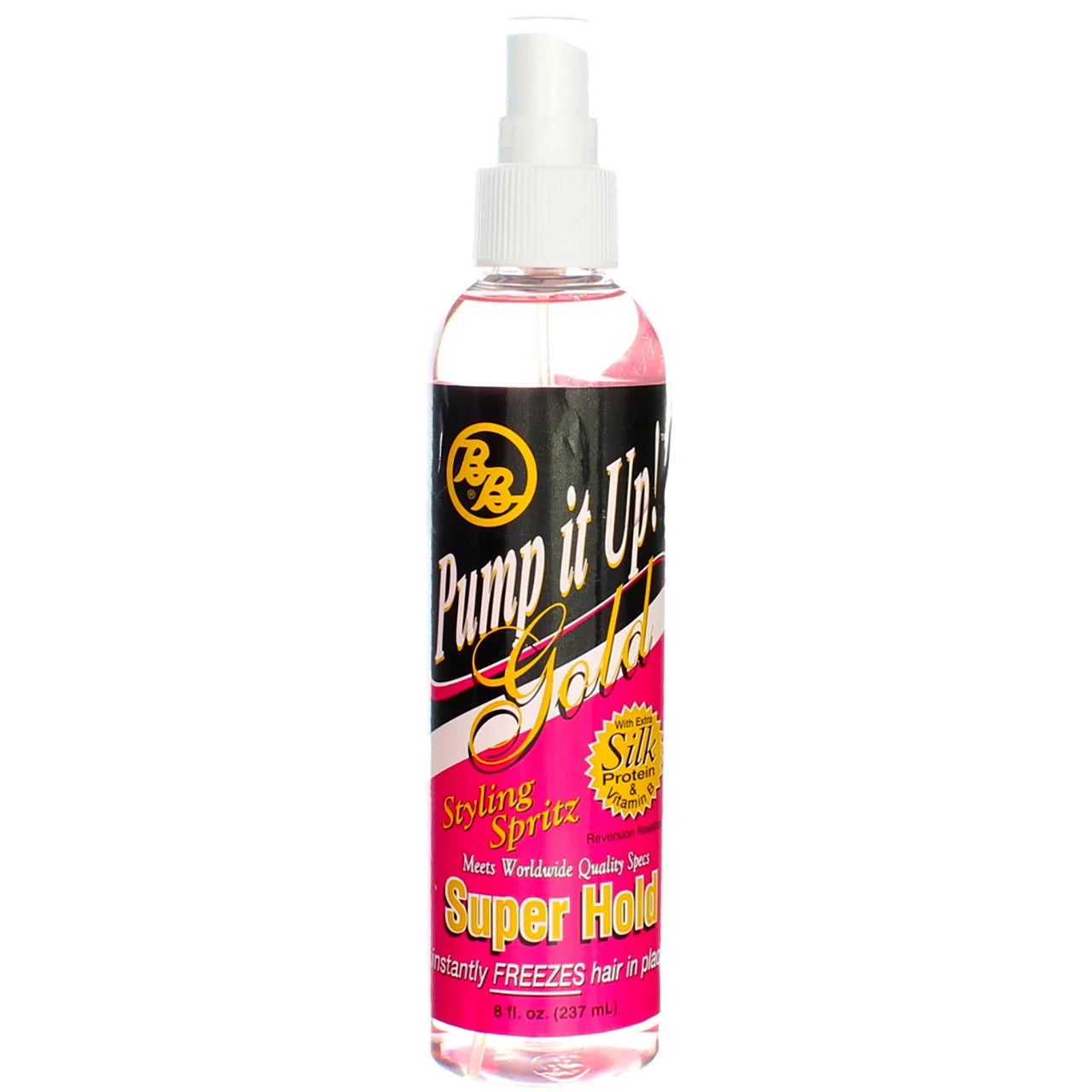 Bronner Bros. Pump it Up! Gold Styling Spritz (Super Hold) 8 oz