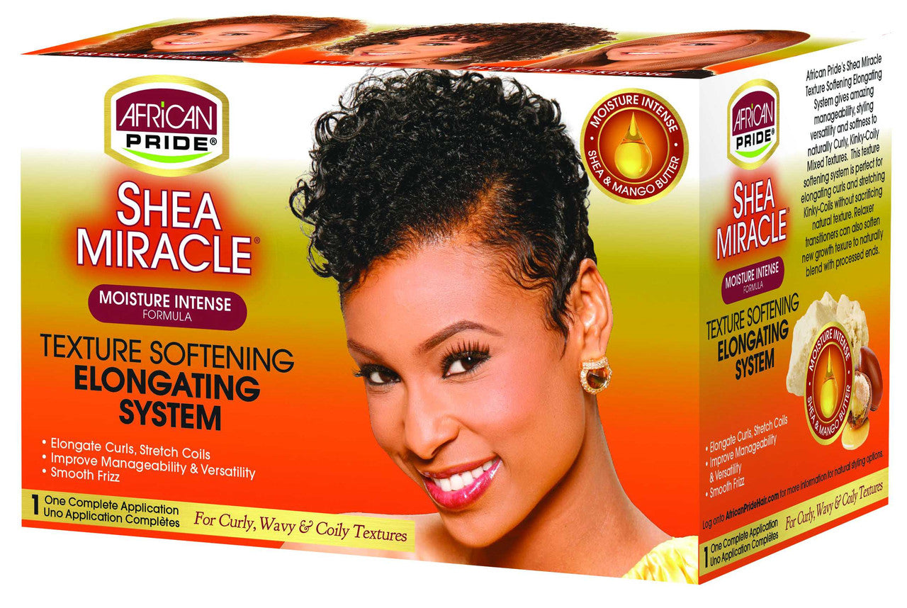 African Pride Shea Miracle Moisture Intense Texture Softening Elongating System