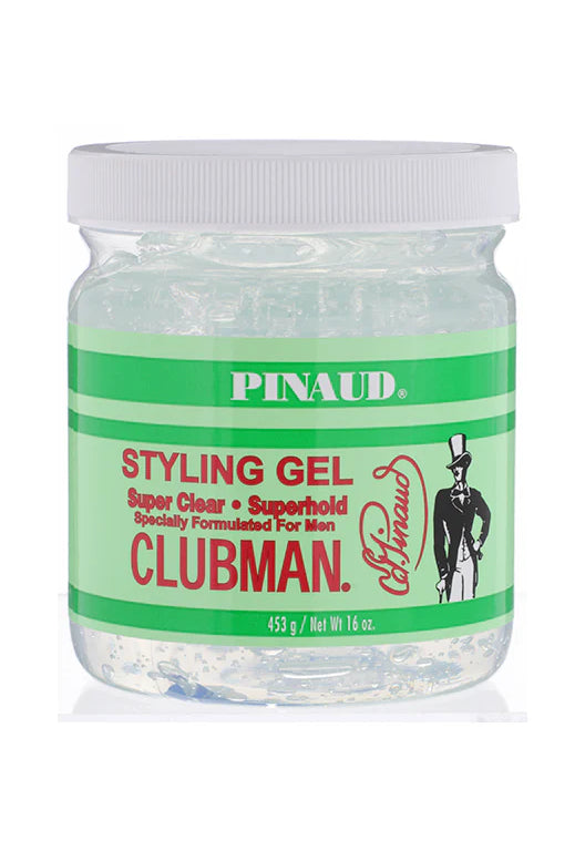Clubman Pinaud Styling Gel - Superhold (Super Clear) 16 oz