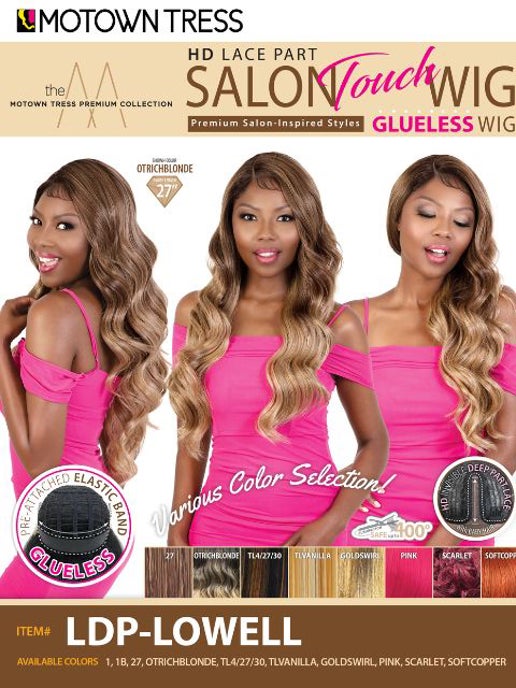 Motown Tress HD Lace Part Salon Touch Wig - LDP-LOWELL