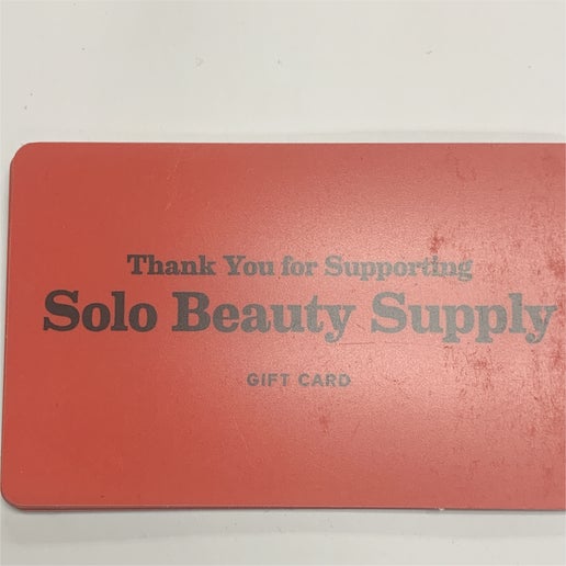 Solo Beauty Supply Gift Card