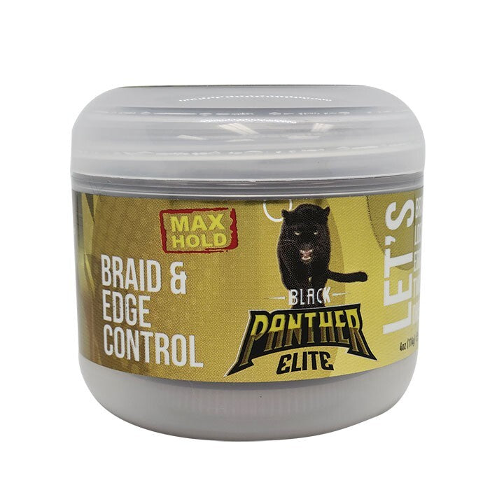 Black Panther Elite Braid & Edge Control (Max Hold) 4 oz