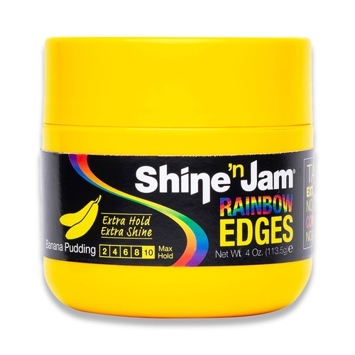 Shine 'n Jam Rainbow Edges - Banana Pudding (Extra Hold, Extra Shine) 4 oz