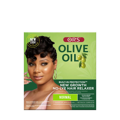 ORS Olive Oil Built-In Protection New Growth No-Lye Hair Relaxer Kit