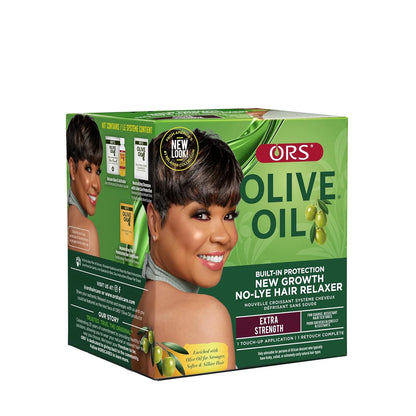 ORS Olive Oil Built-In Protection New Growth No-Lye Hair Relaxer Kit