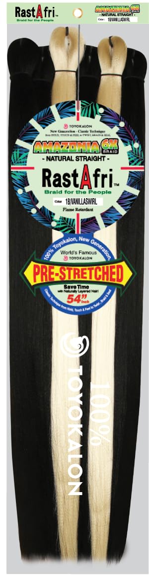 RastAfri Amazonia 6X Pre-Stretched Braid Hair 54"