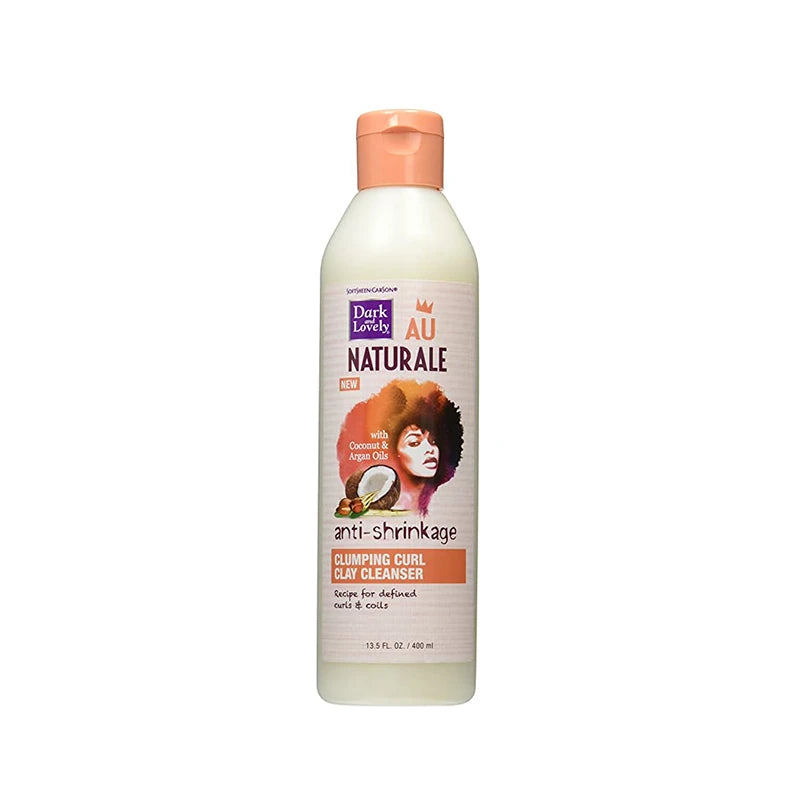 Dark and Lovely Au Naturale Anti-Shrinkage Clumping Curl Clay Cleanser 13.5 oz