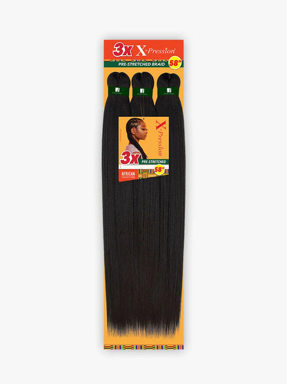 Sensationnel 3X X-Pression Pre-Stretched Braid Hair 58"