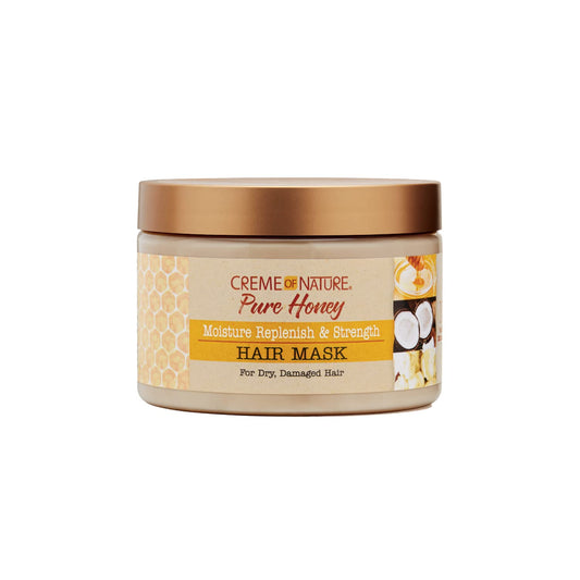 Creme Of Nature Pure Honey Moisture Replenish & Strength Hair Mask 11.5 oz