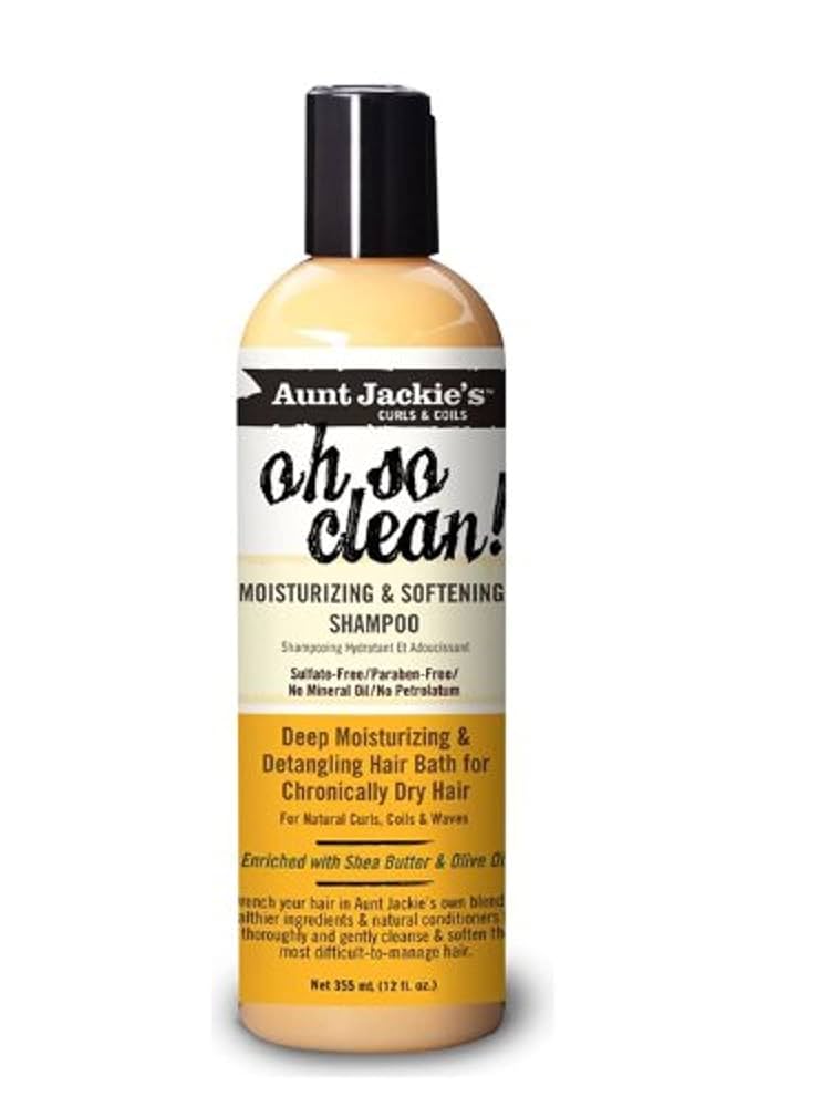 Aunt Jackie's Oh So Clean! Moisturizing & Softening Shampoo 12 oz