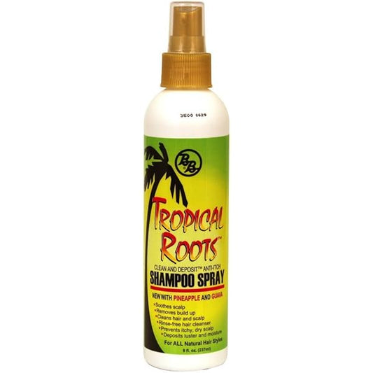 Bronner Bros. Tropical Roots Rinse Free Shampoo Spray 8 oz
