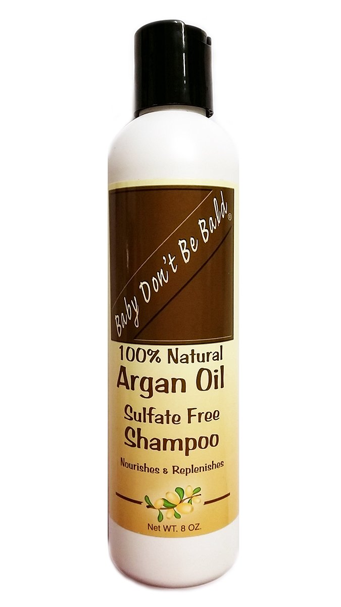 Baby Don't Be Bald 100% Natural Argan Oil Sulfate Free Shampoo 8 oz