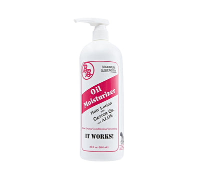 Bronner Bros. Oil Moisturizer Hair Lotion w/ Castor Oil & Aloe (Maximum Strength)