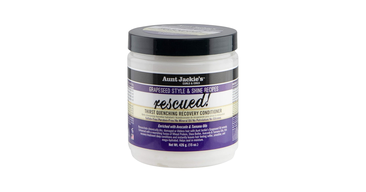 Aunt Jackie's Rescued! Thirst Quenching Recovery Conditioner 15 oz