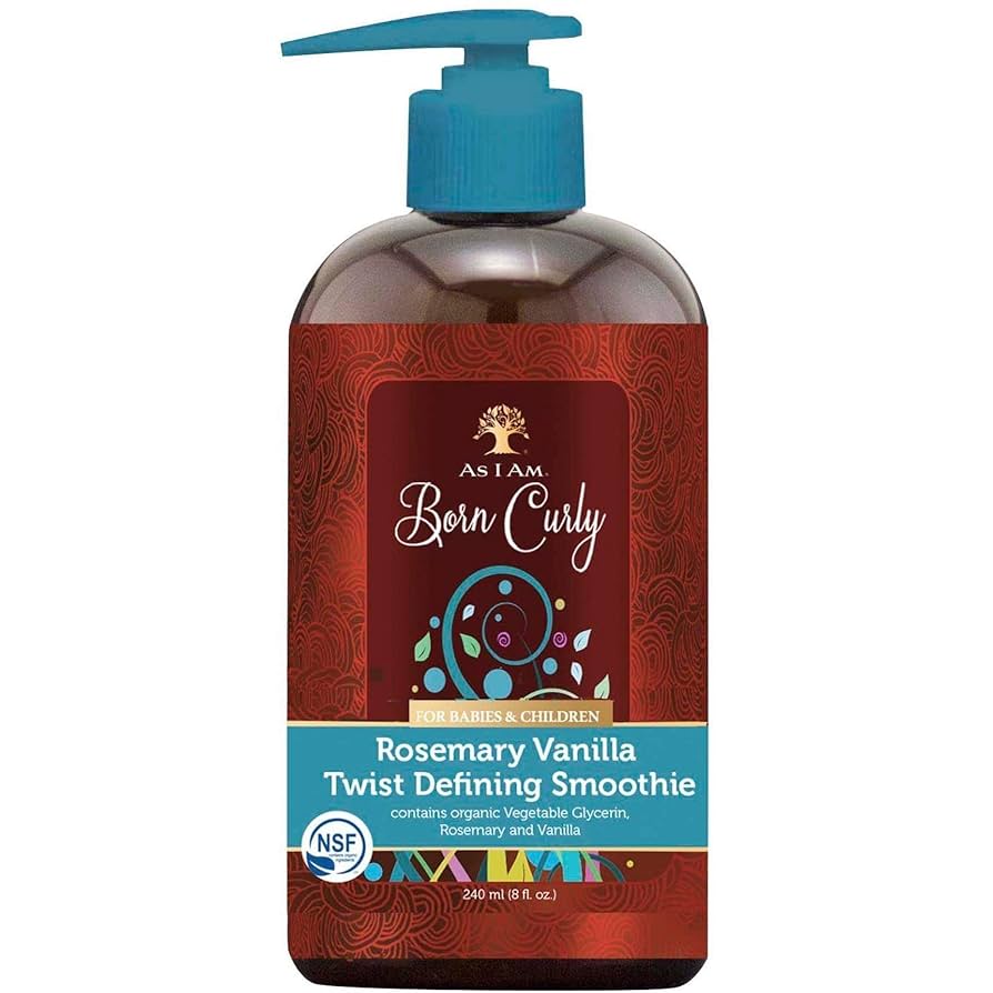 As I Am Born Curly Rosemary Vanilla Twist Defining Smoothie 8oz