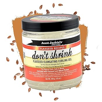 Aunt Jackie's Don't Shrink Flaxseed Elongating Curling Gel 15oz