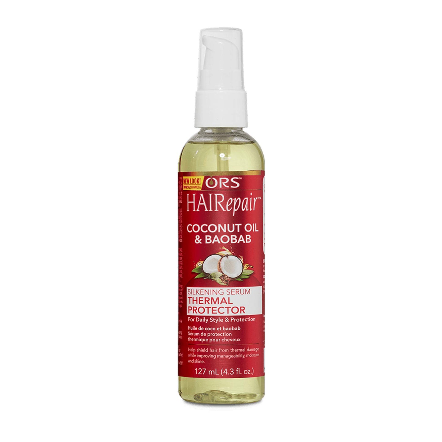 ORS HAIRepair Coconut Oil & Baobab Silkening Serum Thermal Protector 4.3 oz
