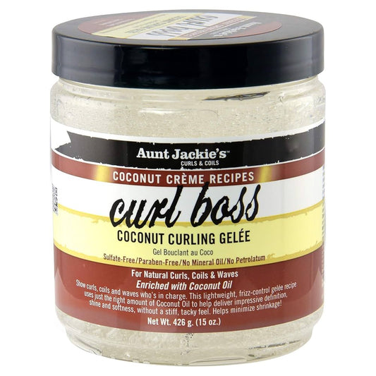 Aunt Jackie's Curl Boss Coconut Curling Gelée 15oz