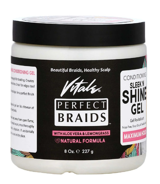 Vitale Perfect Braids Conditioning Sleek N' Shine Gel (Maximum Hold)
