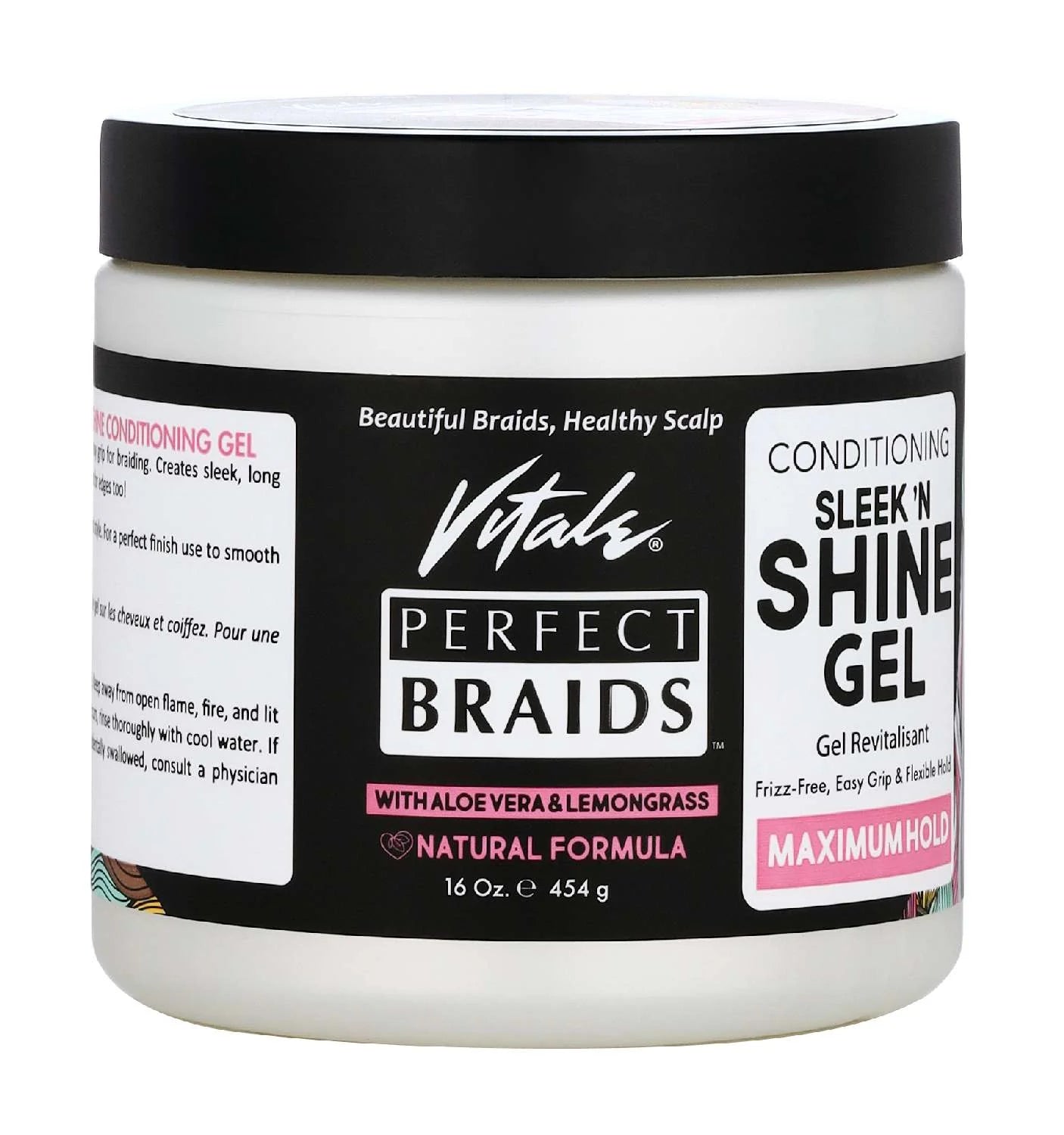 Vitale Perfect Braids Conditioning Sleek N' Shine Gel (Maximum Hold)