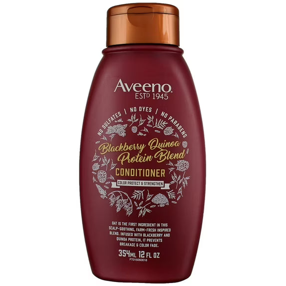 Aveeno Blackberry Quinoa Protein Blend Conditioner (Color Protect & Strengthen) 12 oz