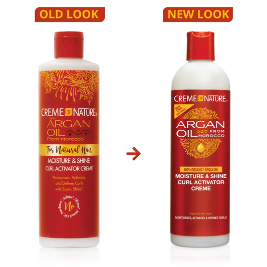 Creme of Nature Argan Oil Moisture & Shine Curl Activator Creme 12 oz