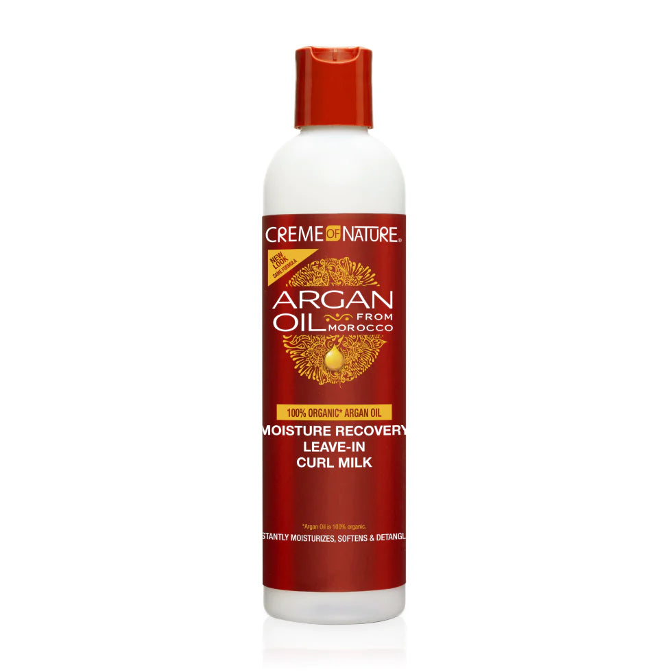 Creme Of Nature Argan Oil Moisture Recovery Leave-In Curl Milk 8 oz