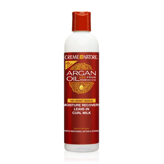 Creme Of Nature Argan Oil Moisture Recovery Leave-In Curl Milk 8 oz