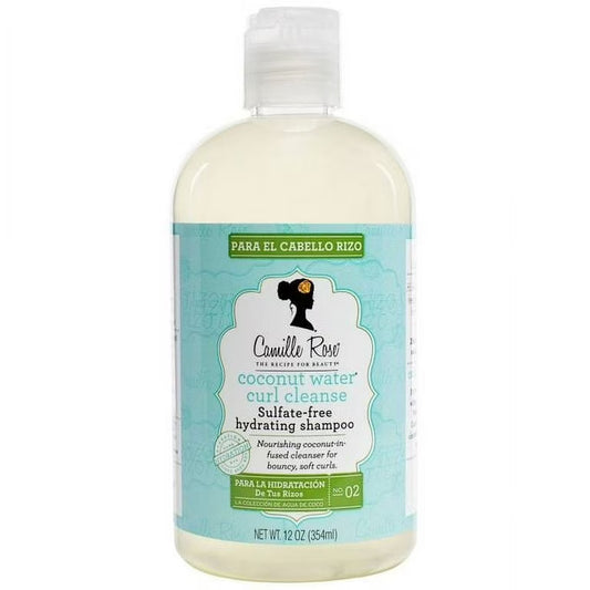 Camille Rose Coconut Water Curl Cleanse Sulfate-Free Hydrating Shampoo 12 oz