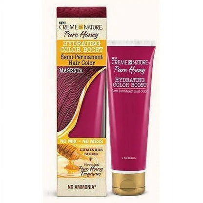Creme Of Nature Pure Honey Hydrating Color Boost Semi-Permanent Hair Color