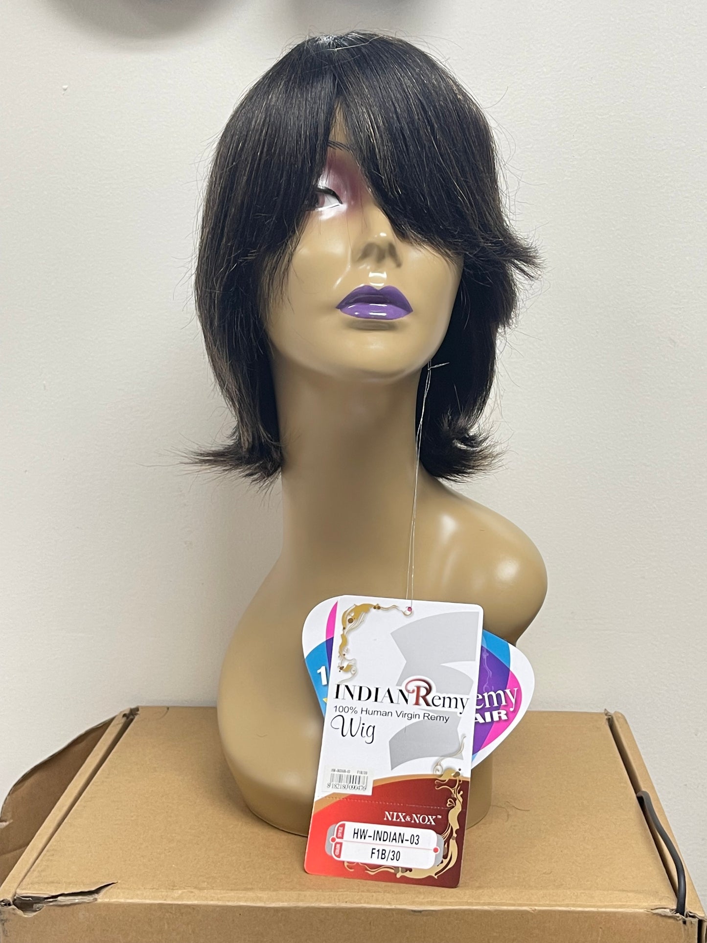 Indian Remy 100% Human Virgin Remy Wig (HW-INDIAN-03)