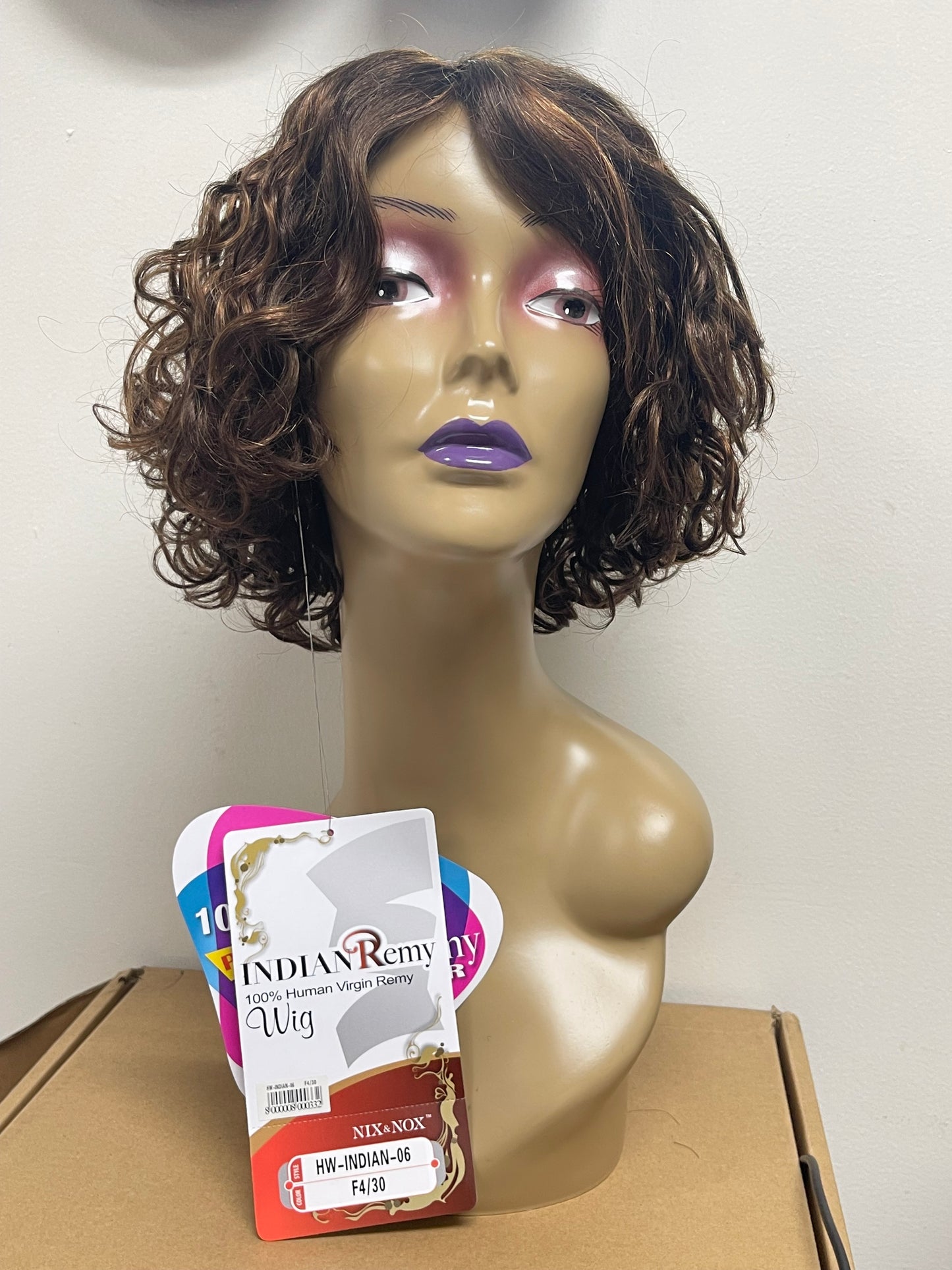 Indian Remy 100% Human Virgin Remy Wig (HW-INDIAN-06)