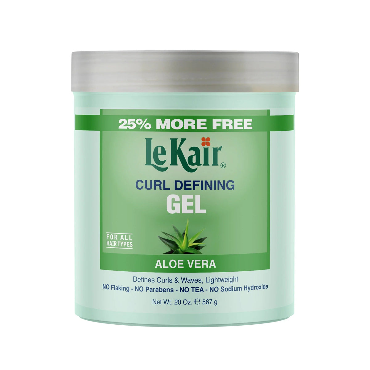 LeKair Curl Defining Gel with Aloe Vera 20 oz