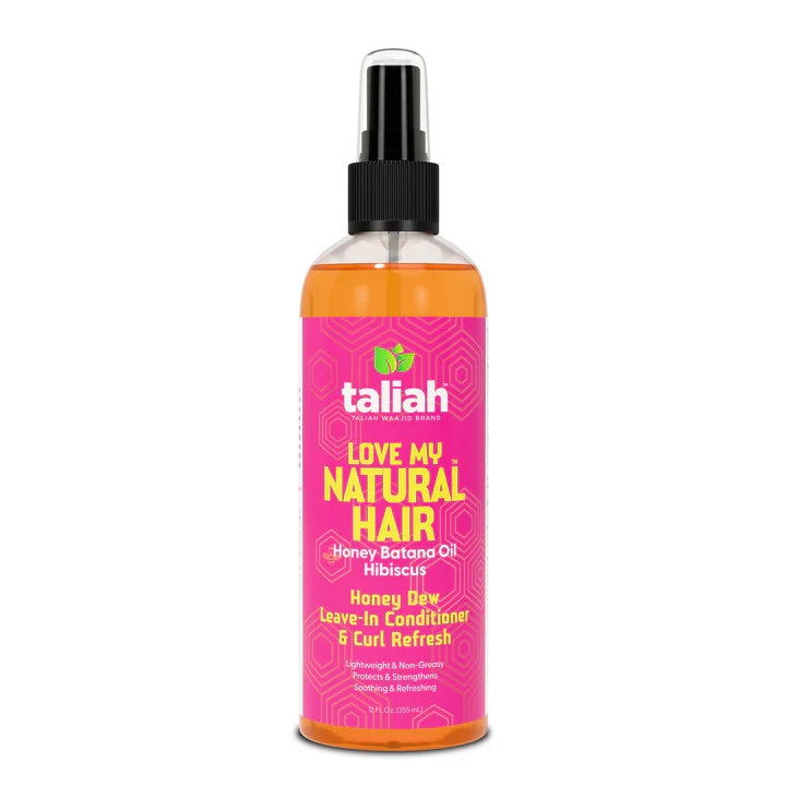 Taliah Waajid Love My Natural Hair Honey Dew Leave-In Conditioner & Curl Refresh 12 oz