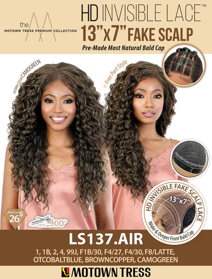 Motown Tress HD Invisible Lace Wig 13"X7" - LS137.AIR
