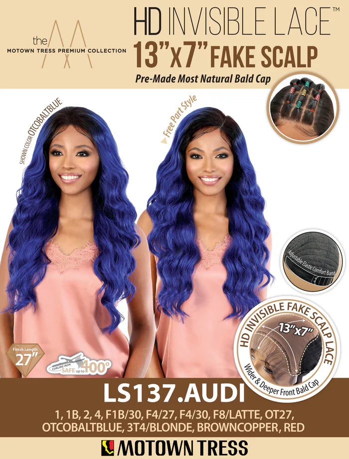 Motown Tress HD Invisible Lace Wig 13"X7" - LS137.AUDI