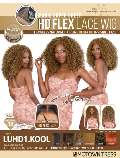 Motown Tress HD Flex Lace Wig - LUHD1.KOOL