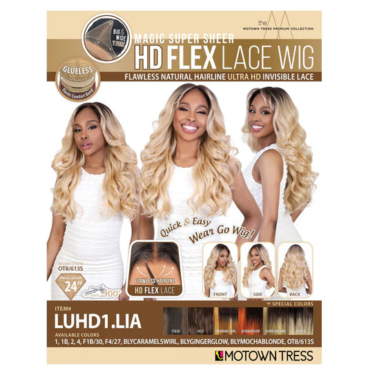 Motown Tress Ultra HD Flex Lace Wig - LUHD1.LIA