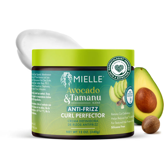 Mielle Avocado & Tamanu Anti-Frizz Curl Perfector Creme 12 oz