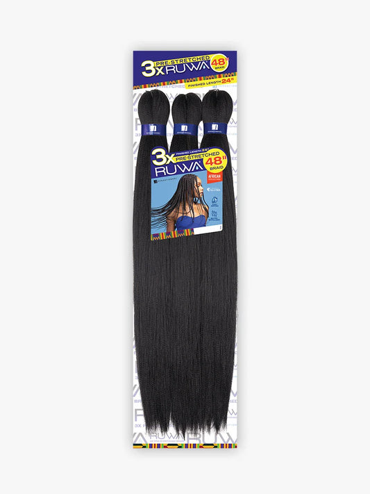 Sensationnel 3X Ruwa Pre-Stretched Braid Hair 24"