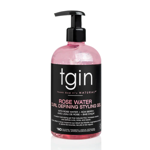 TGIN Rose Water Curl Defining Styling Gel 13 oz