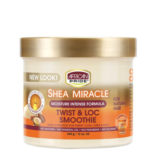 African Pride Shea Miracle Moisture Intense Twist & Loc Smoothie 12oz