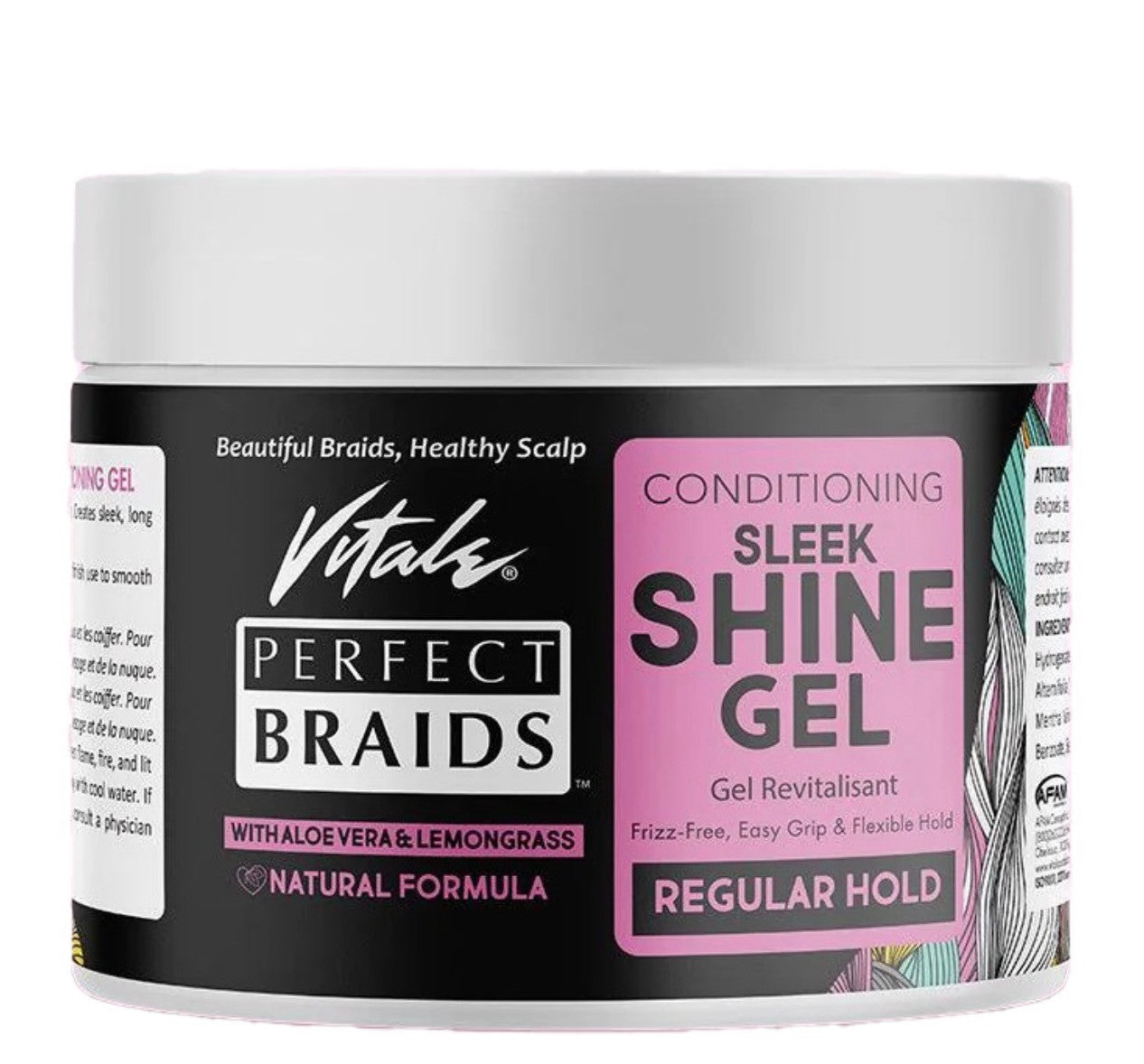 Vitale Perfect Braids Conditioning Sleek N' Shine Gel (Regular Hold)