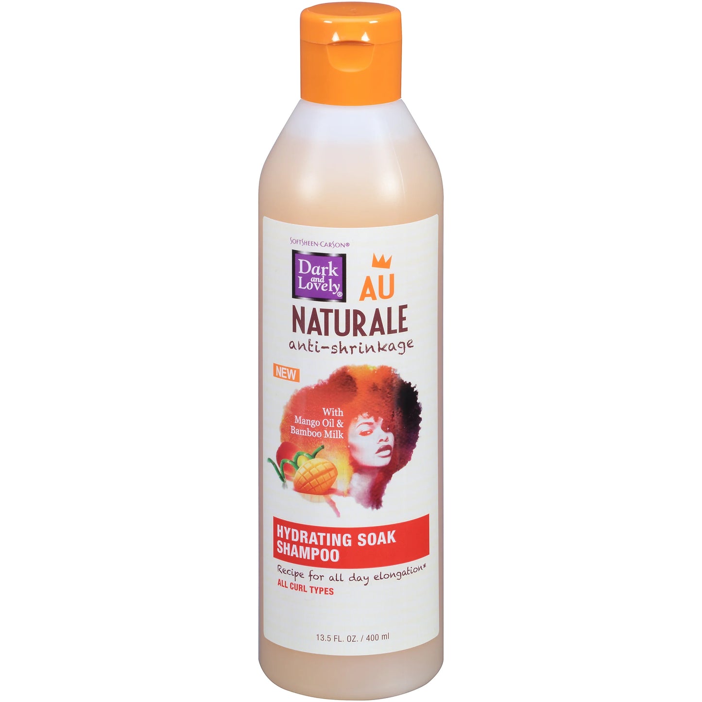 Dark and Lovely Au Naturale Anti-Shrinkage Hydrating Soak Shampoo 13.5 oz