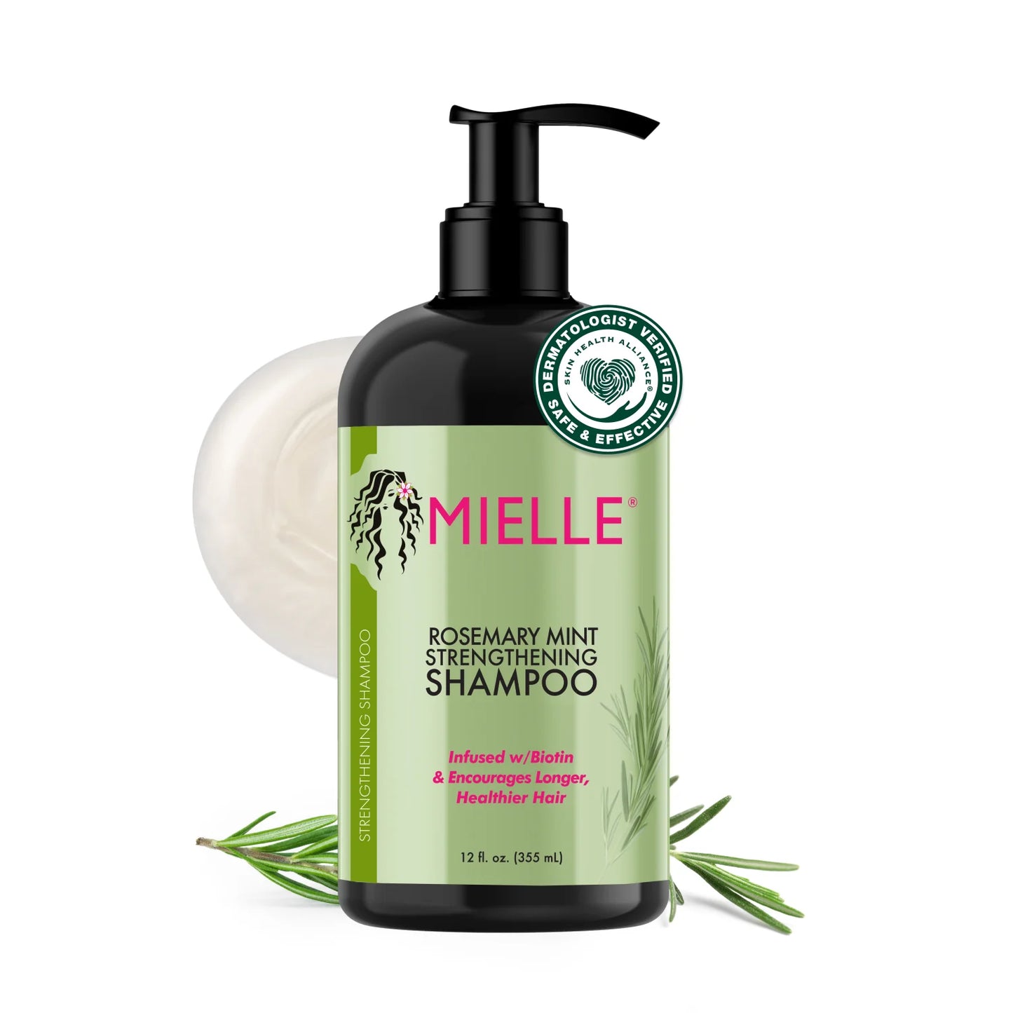 Mielle Rosemary Mint Strengthening Shampoo 12 oz